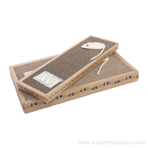 Hot selling interactive cat toy cardboard cat scratcher